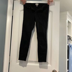 Jcrew black skinny jeans